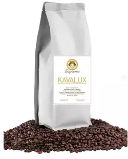 Кава зернова обсмажена KAVALUX 1 кг.
